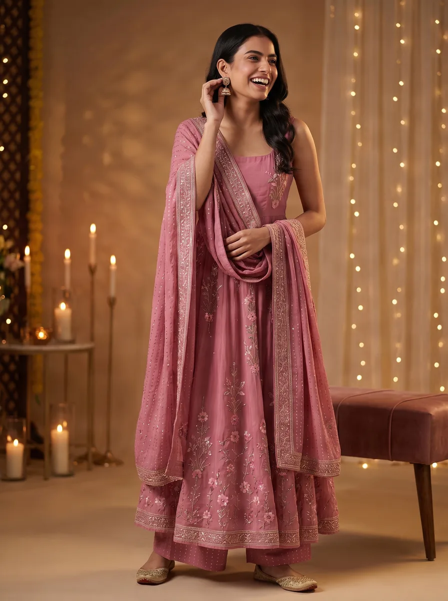 FESTIVE SET — AI kurti photography style by Zuri AI