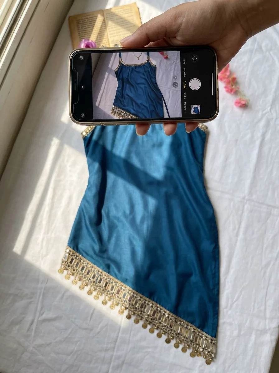 Zuri AI — upload your photo: AI kurti product photography
